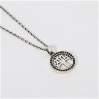 Collana Mabina Uomo Life Time in Argento Zircone 553472 - 553472